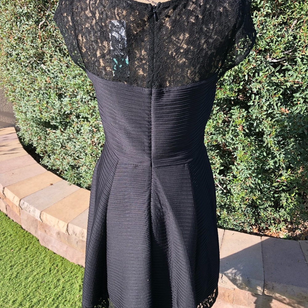 NWT- Black dress with lace detail. - Picture 4 of 5